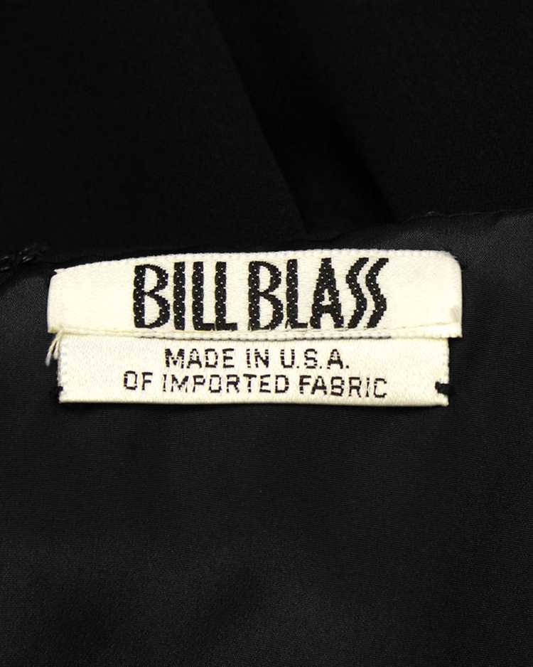 bill blass Black Off the Shoulder Tri-Color Gown - image 6