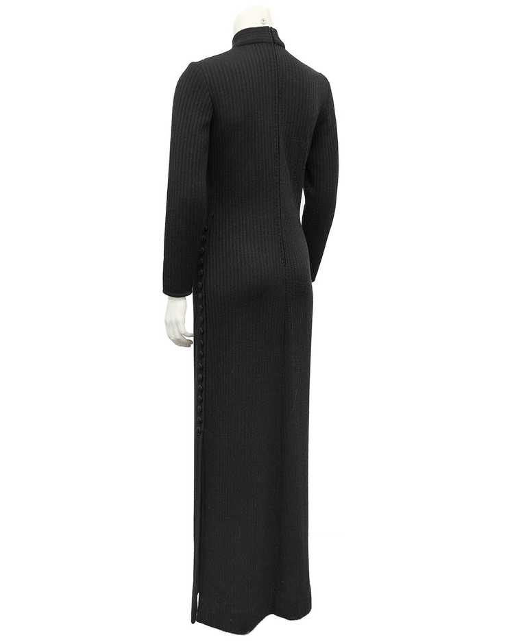 Black Knit Gown - image 3