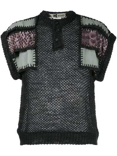 Kansai Yamamoto Pre-Owned 1980s patch-detail knit… - image 1