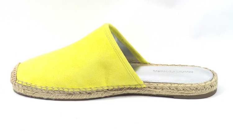 Marc Fisher Suede Espadrille Mules Gift Yellow Su… - image 1