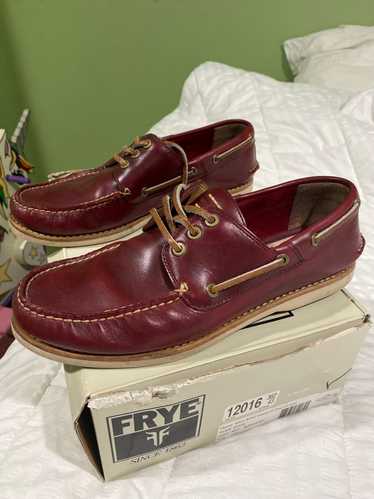 Frye Frye sully leather boat shoes