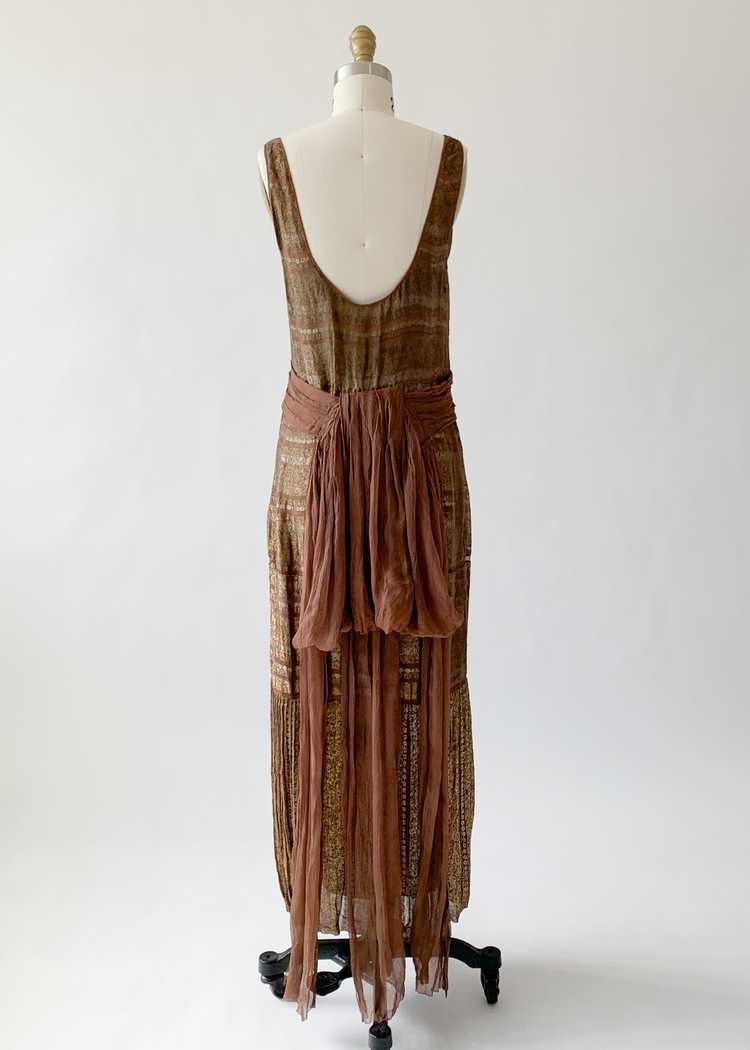 Vintage 1930s Lamé Evening Dress - image 7