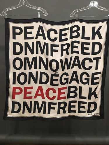 Blk Dnm BLK DNM 'Freedom' Printed Silk Scarf