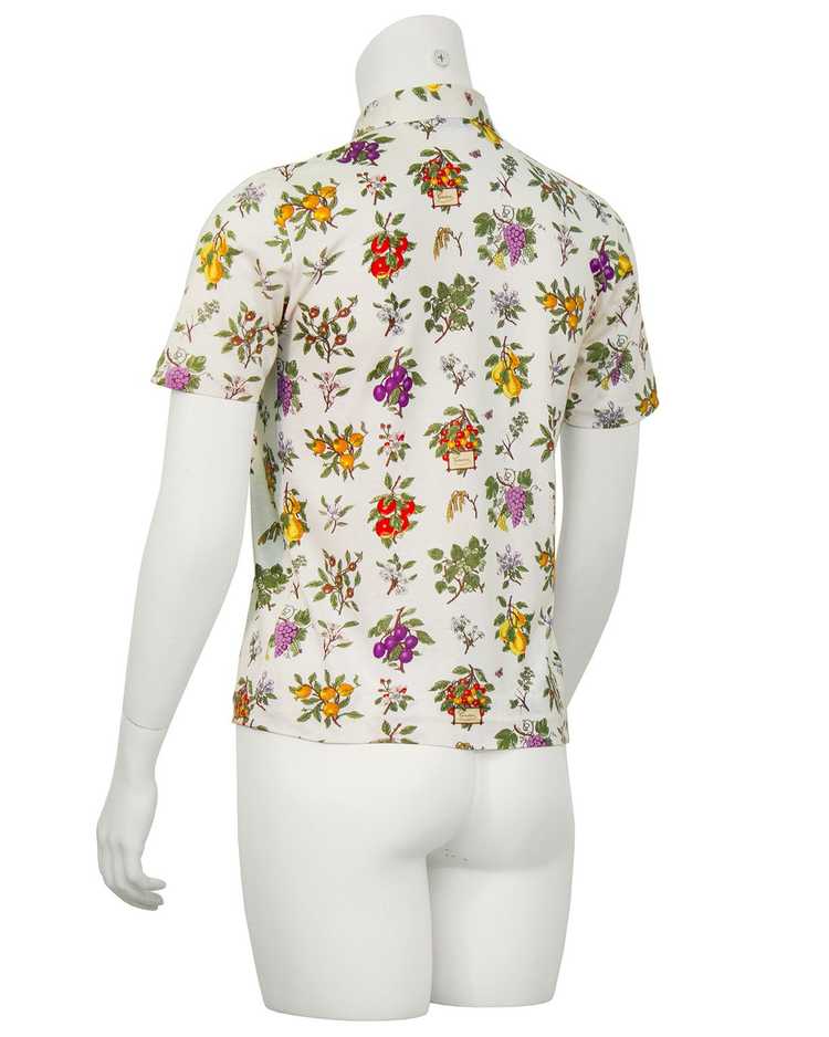 Gucci Floral Polo Top - image 2