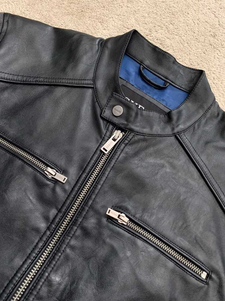 Guess × Vintage Guess 2000s Leather Jacket vintage - Gem