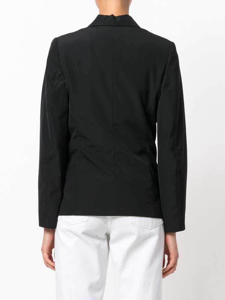 Comme Des Garçons Pre-Owned lace panel jacket - B… - image 4