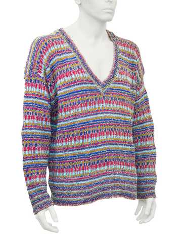 Missoni Multi-color Knit V neck sweater - image 1