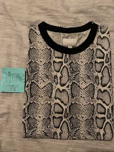 Supreme Supreme Cut & Sew Snake Skin Shirt - image 1