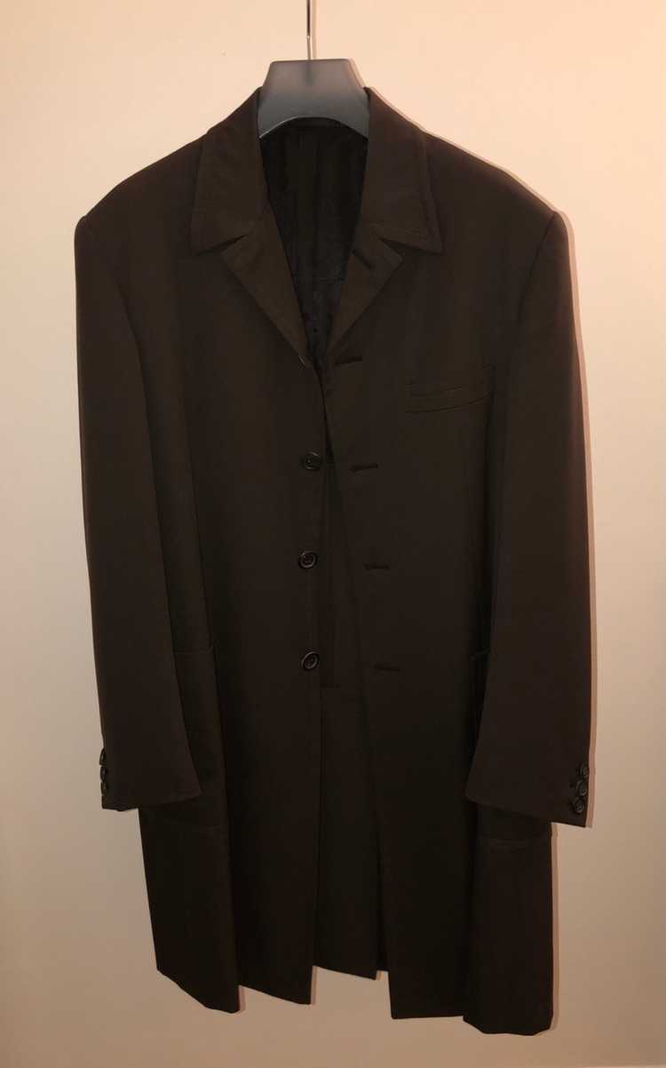 Prada Prada dark brown light wool coat - image 1