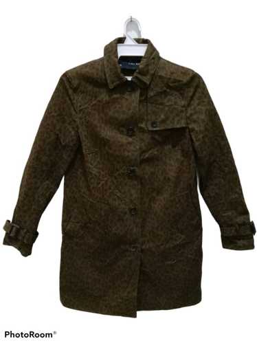 Designer × Luxury × Zara Zara Trench Coat Leopard