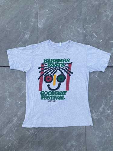 Vintage 1980s Shady side Summer Art Festival Graphic T Shirt Fits Size Medium