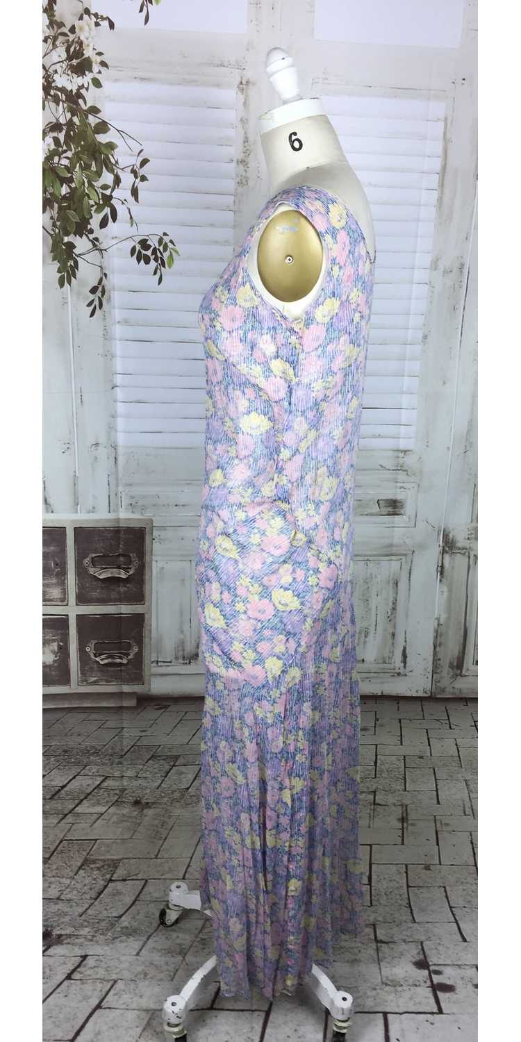 Original 1930s Lawn Cotton Floral Dress - image 3