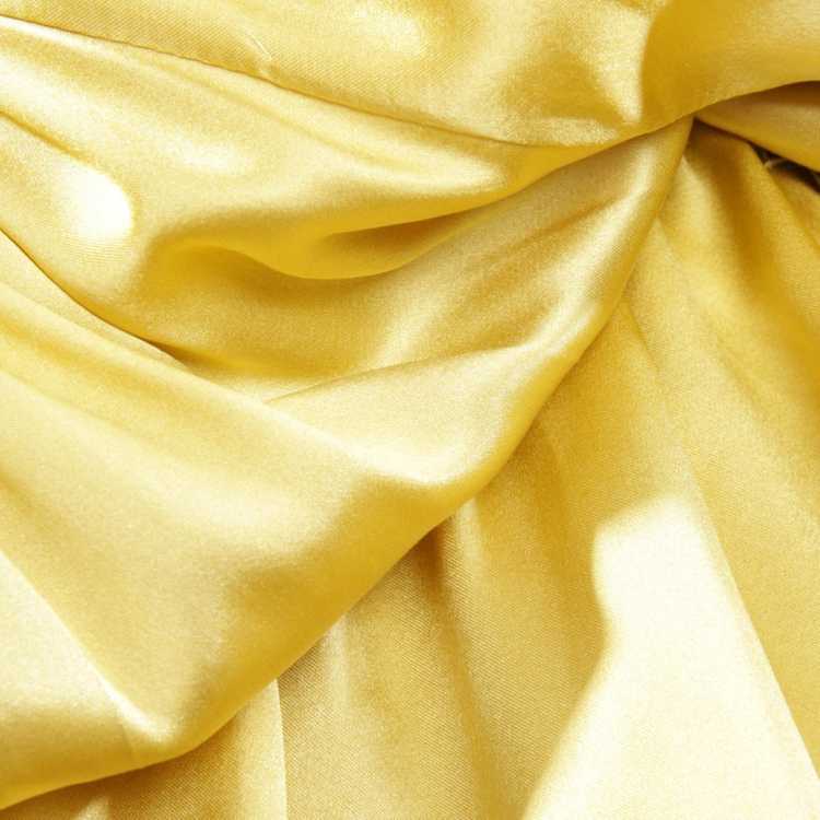 John Galliano Dress Silk in Yellow - image 4