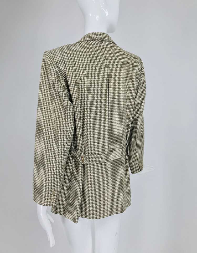 Yves Saint Laurent Hounds Tooth Norfolk Jacket 19… - image 4