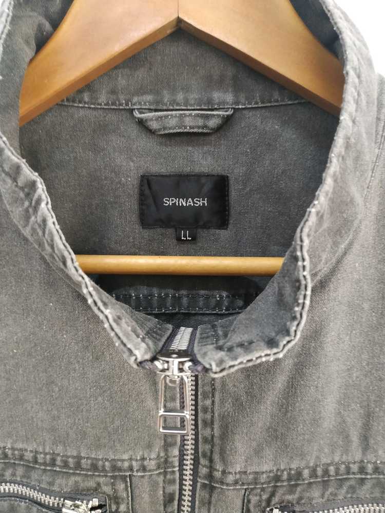 Japanese Brand Spinash Zip Up Jacket - Gem