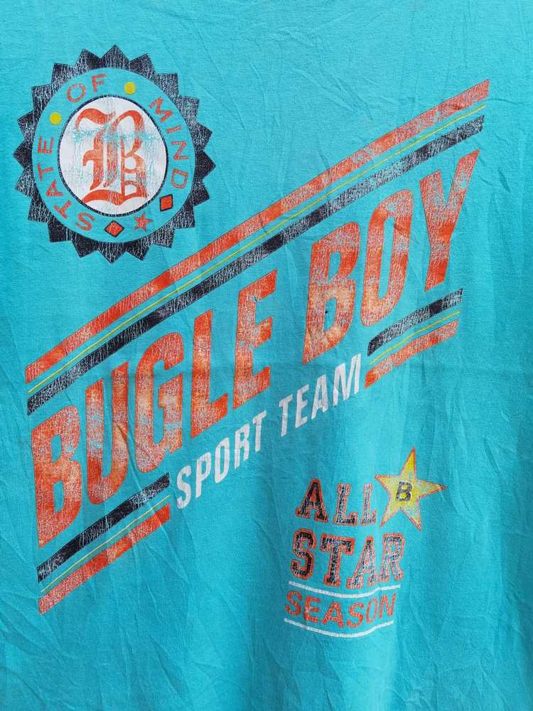 Bugle Boy Sweatshirt Vintage 80s 90s Streetwear Striped Mens store Size Large