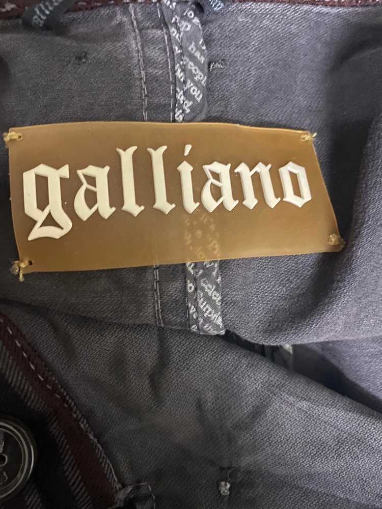 Galliano × John Galliano Galliano Distressed Work… - image 10