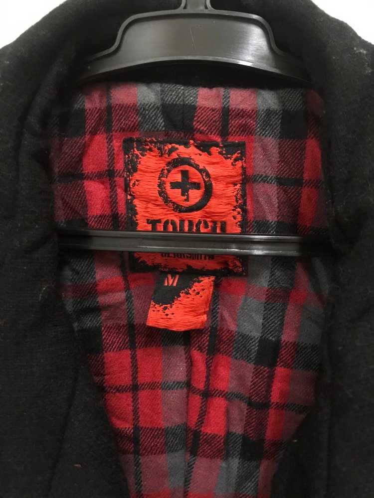 Japanese Brand TOUGH JEANSMITH Black Wool Jacket - image 2