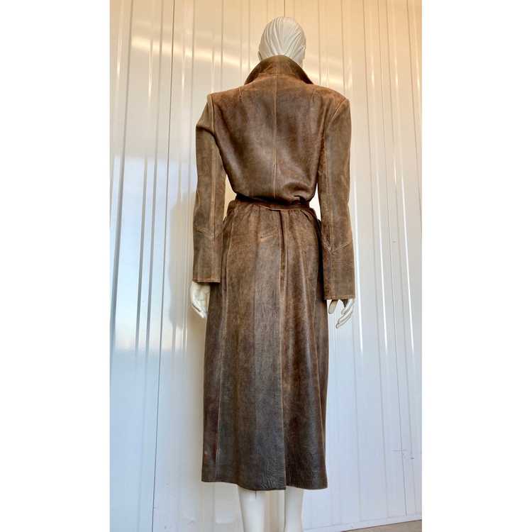 Sylvie Schimmel Jacket/Coat Leather in Brown - image 3