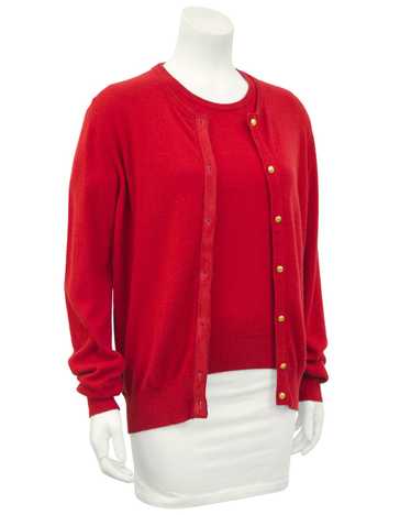 Gucci Red Cashmere Twin Set