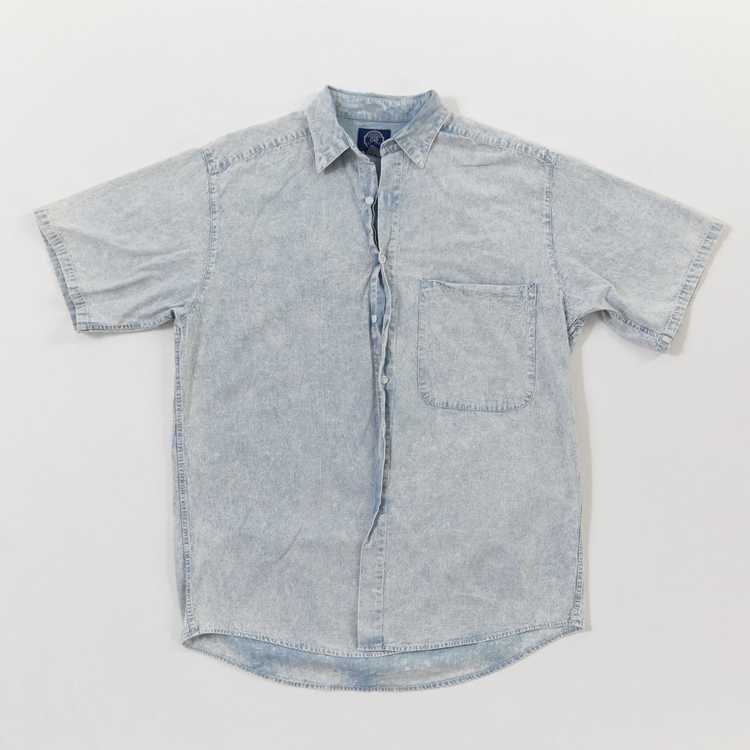 Gap Vintage 90s Gap stone wash button up shirt me… - image 3