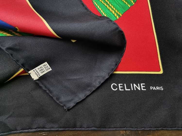 Authentic Celine on sale silk scarf