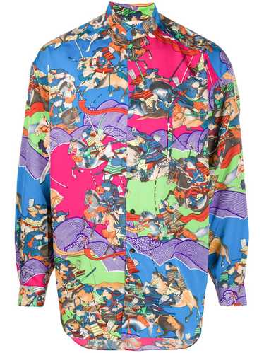 Kansai Yamamoto Pre-Owned 1980s printed shirt - Bl