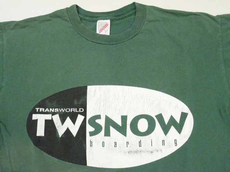 Vintage Vintage 90s Transworld Snowboarding T-Shi… - image 8