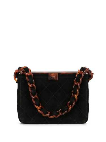 Chanel Pre-Owned 1997 diamond quilted tortoiseshel