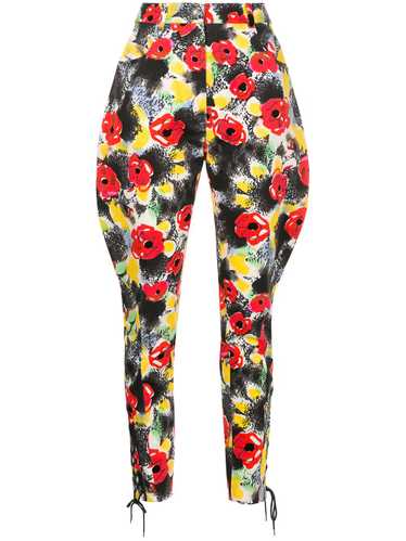 CHANEL Pre-Owned 1997 floral tailored trousers - … - image 1