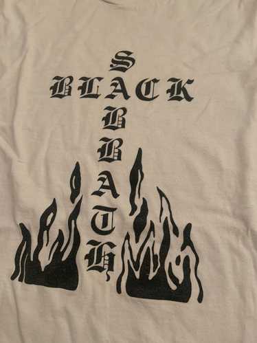 Supreme black store sabbath cross tee