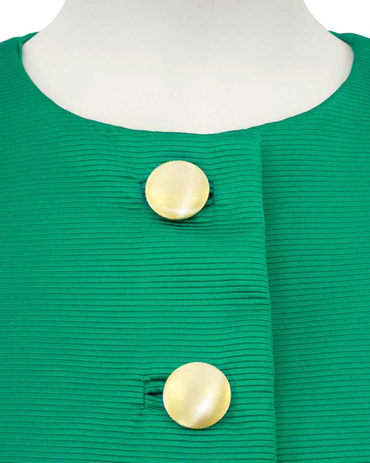 Yves Saint Laurent Green Silk Jacket - image 6