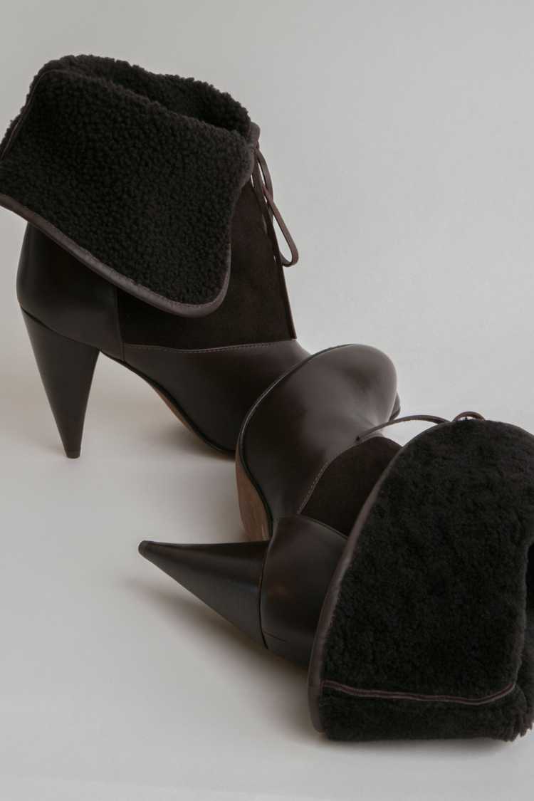 Christophe Lemaire Shearling Ankle Boots - image 1