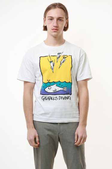 Other GALAPAGOS Vintage Graphic Print Tee Shirt T-