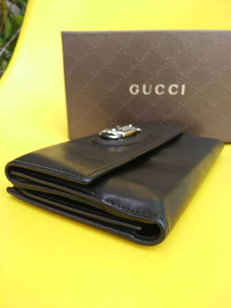 Gucci Authentic Gucci Double Snap Long Wallet - image 12