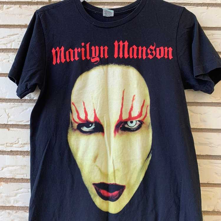 Marilyn Manson × Rock Tees × Vintage Vintage MARI… - image 2