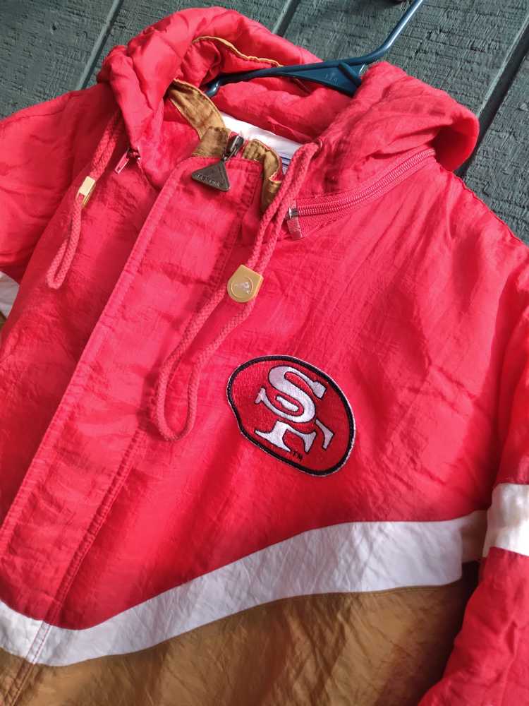 San Francisco 49er's Gold Satin Starter 80's Jacket Rare Made in USA –  thefuzzyfelt