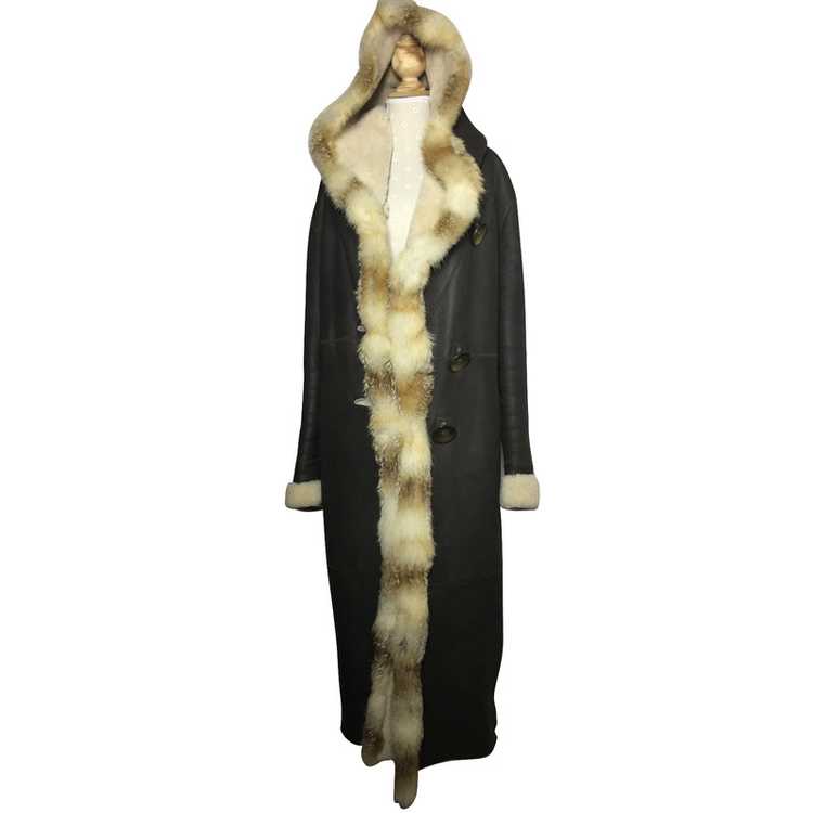 Sylvie Schimmel Coat with fur trim - image 1