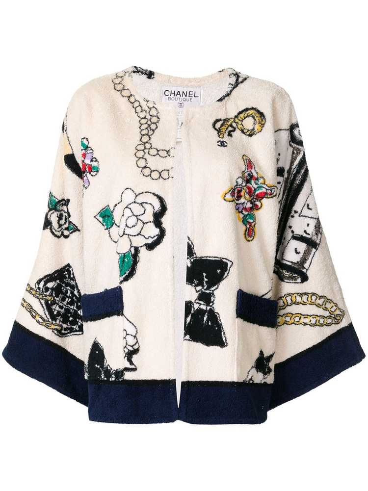 CHANEL Pre-Owned 1994 CC icon cardigan - White - image 1