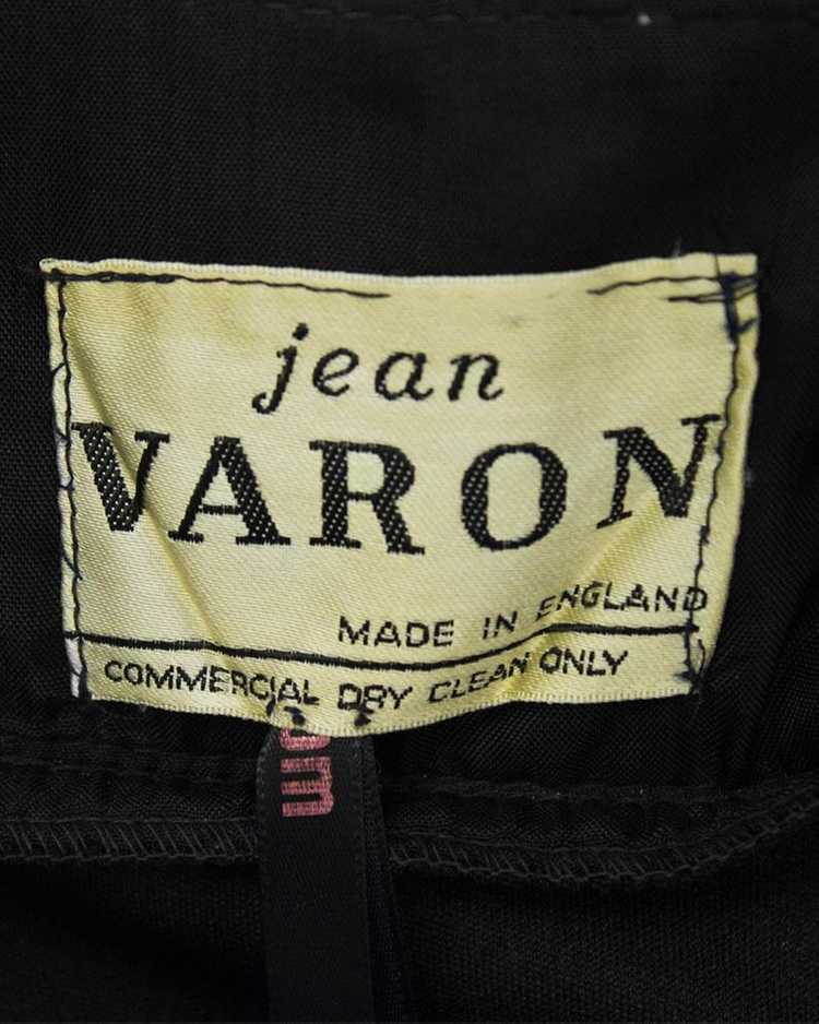 Jean Varon Black Jersey Gown With Peplum - image 6