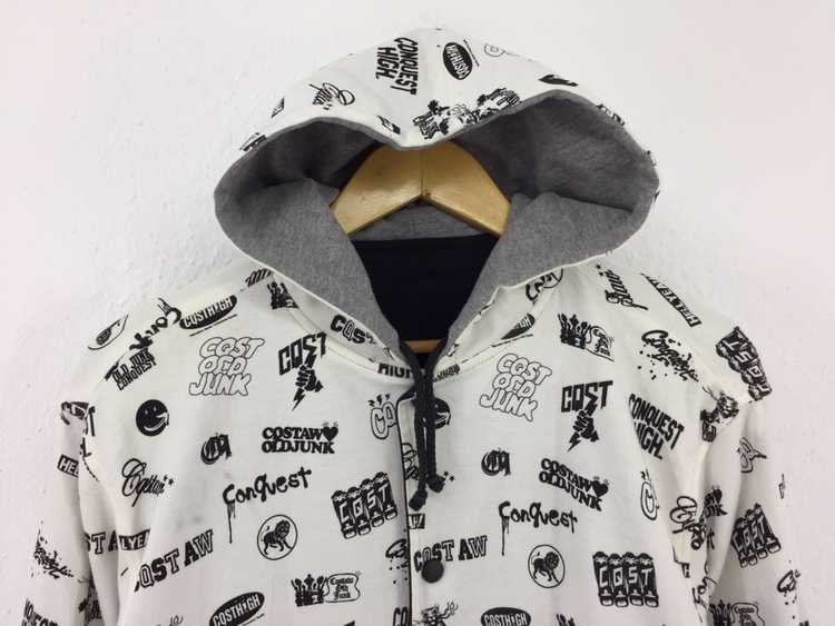 Japanese Brand Conquest Reversable Hooded Jacket … - image 9