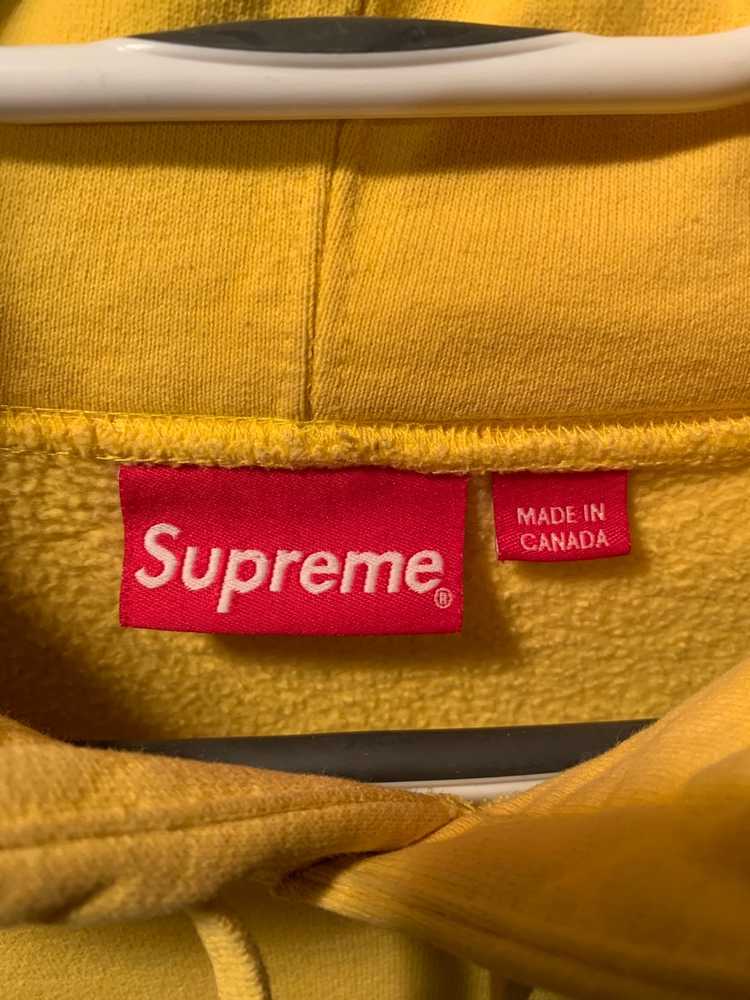 Supreme FW15 American Flag Ribbed Logo Hooded Swe… - image 2