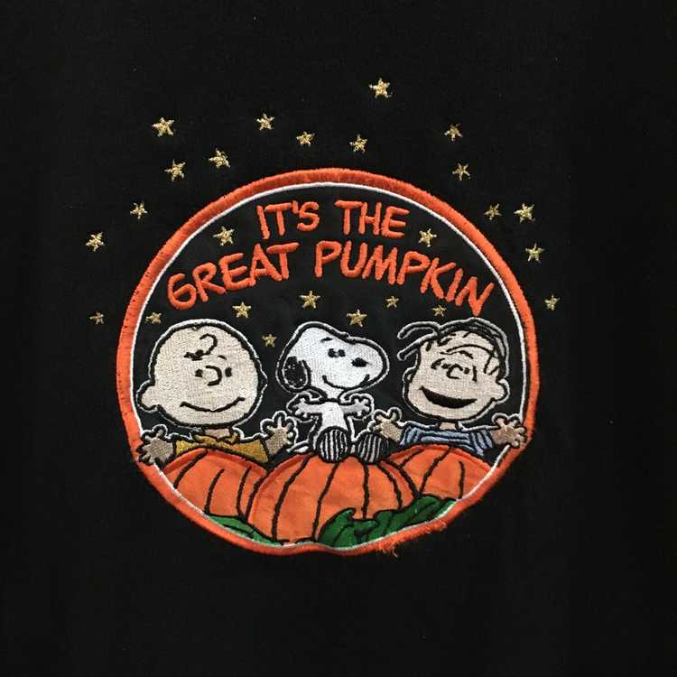 Peanuts Peanuts Snoopy Sweatshirt Flying Ace Blac… - image 3