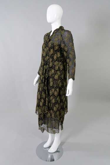 MISSONI Metallic Embroidered Mesh Dress & Robe