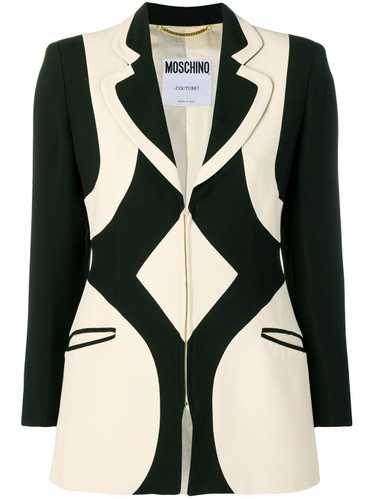 Moschino Pre-Owned 1990's graphic pattern blazer -