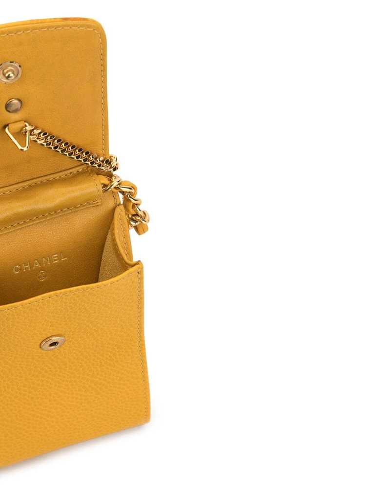 CHANEL Pre-Owned 1997 chain shoulder bag - Yellow - image 5