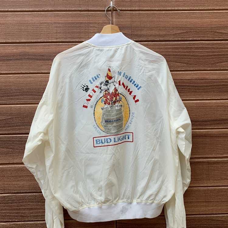 Vintage (A70) Vtg Bomber Bud Light Spuds Mckenzie… - image 1