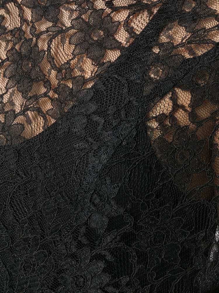 Comme Des Garçons Pre-Owned asymmetric sheer lace… - image 5