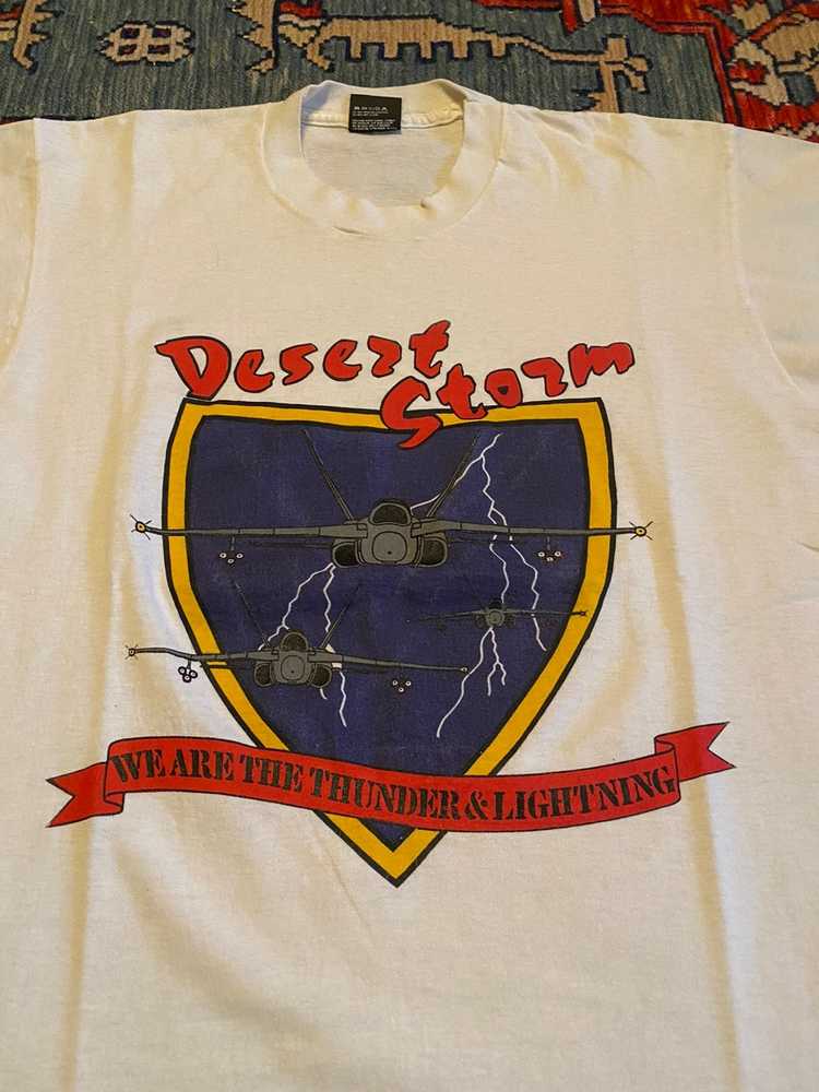 Vintage 1990 Desert Storm T-shirt - image 2