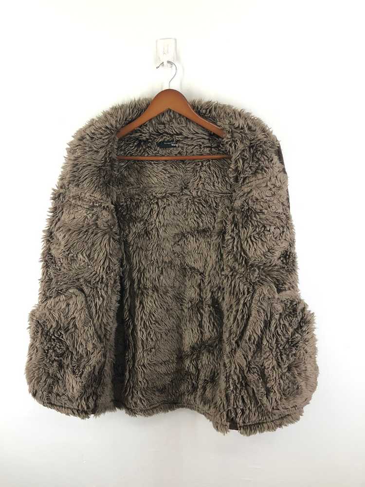 Wrangler Vintage Wrangler Leather Fur Jacket - image 3